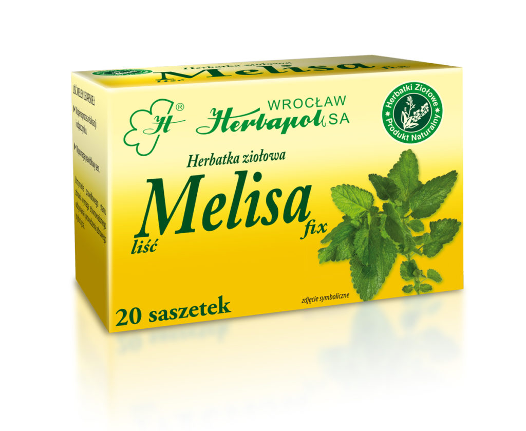 Herbatka ziołowa Melisa fix, Herbapol Wrocław